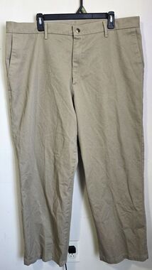 Men’s 40x30 Khaki Chino Pants Straight Leg Casual